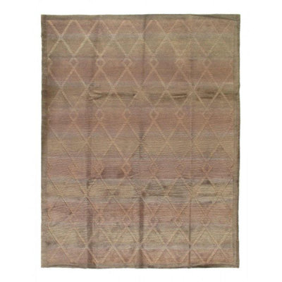 Walta Geometric Area Rug in Gray