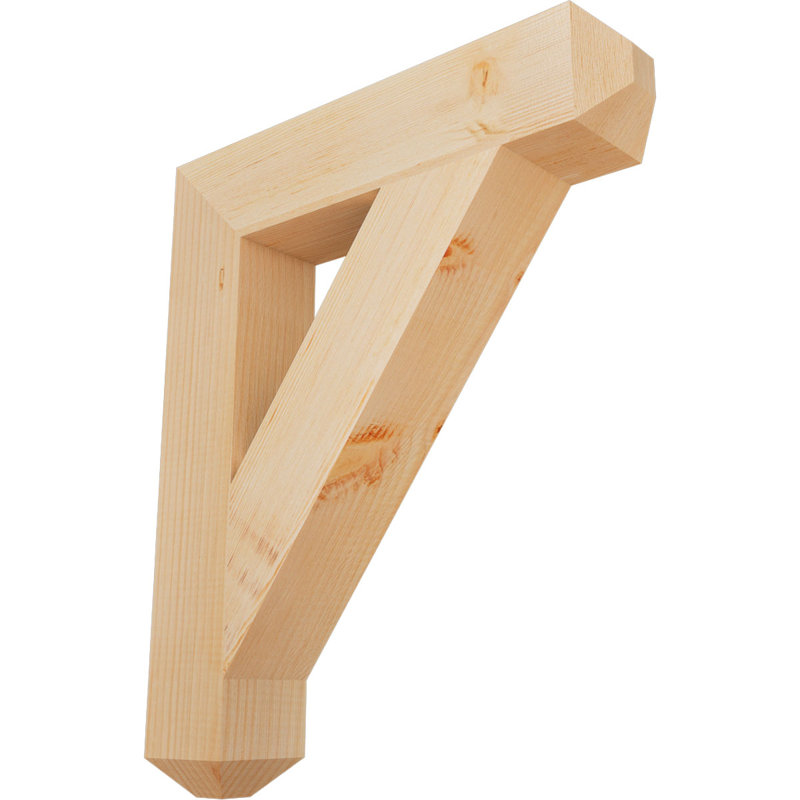 Support pour artisan traditionnel, H 24 po x l 3,5 po x P 20 po, Douglas (lisse)