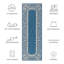 Tapis d'intérieur / extérieur bleu / naturel tissé à plat à la main Arneshia-20793887