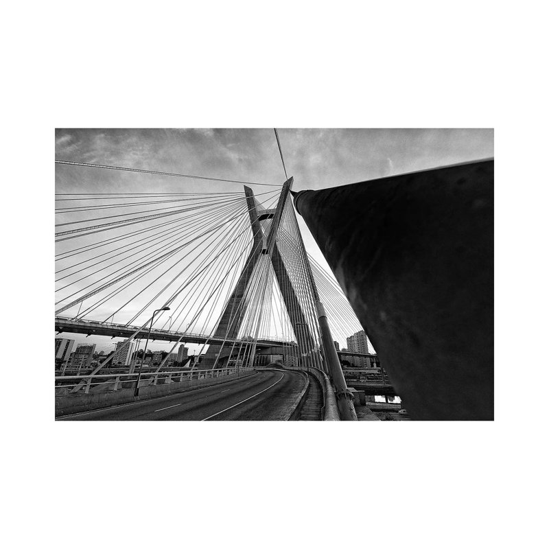 Sao Paulo Bridge IV 1 Piece Wrapped Canvas Wall Art, 30.48cm H x 45.72cm W x 1.905cm D