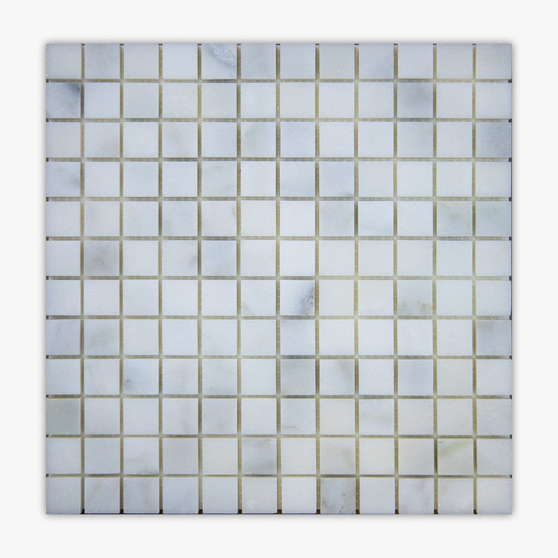 Calacatta Honed 1X1 Marble Mosaic