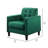 Dayshaun 27.5" W Tufted Armchair Accent Chair Velvet Chair Arm Chair-1476640827