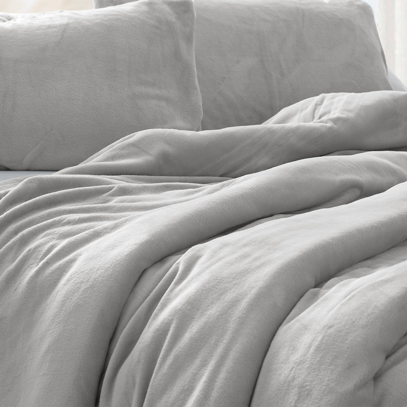 Coma Inducer Microfiber Sheet Set, Queen Sheet Set + Fitted Sheet + 2 Pillowcases, Gray