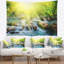 Tapisserie cascade sous la plage-28507772