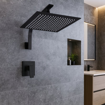 Pomme de douche murale à fonction unique Reno Bisbee de qualité supérieure pour un confort ultime