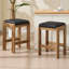 Tabourets de bar 27 "avec tabourets de cuisine modernes avec structure en bois massif pour îlot de cuisine / comptoir / bar-2097025760-2097025762