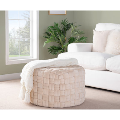 Velvet Pouf