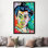 Madame m. (hommage à henri matisse), impression sur toile tendue