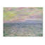 «Coucher de Soleil a Pourville» par Claude Monet, reproduction d'art sur toile tendue-1254217846