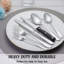 Ensemble de 24 couverts 24 pièces avec service de couteaux à steak, ensemble de couverts en acier inoxydable, ensemble d'ustensiles de couteaux polis miroir, ensemble de vaisselle de cuisine pour la maison, ensemble de cuillères à fourchette, va au la-1878452591