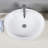 Safavieh Brook 16.7'' White Ceramic Circular Bathroom Sink with Overflow