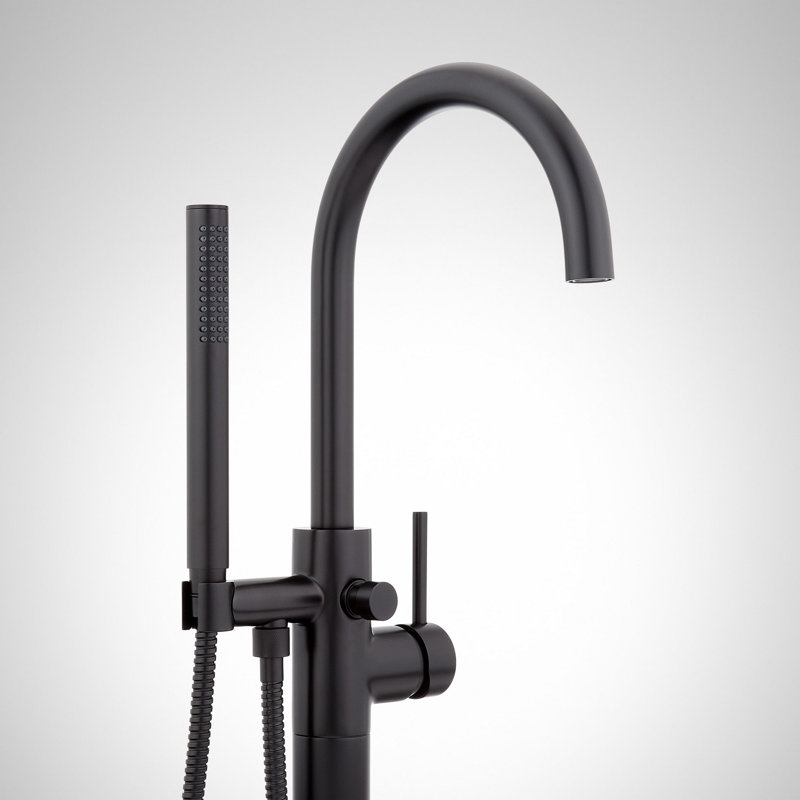 Robinet et robinet de baignoire Lexia, Noir mat