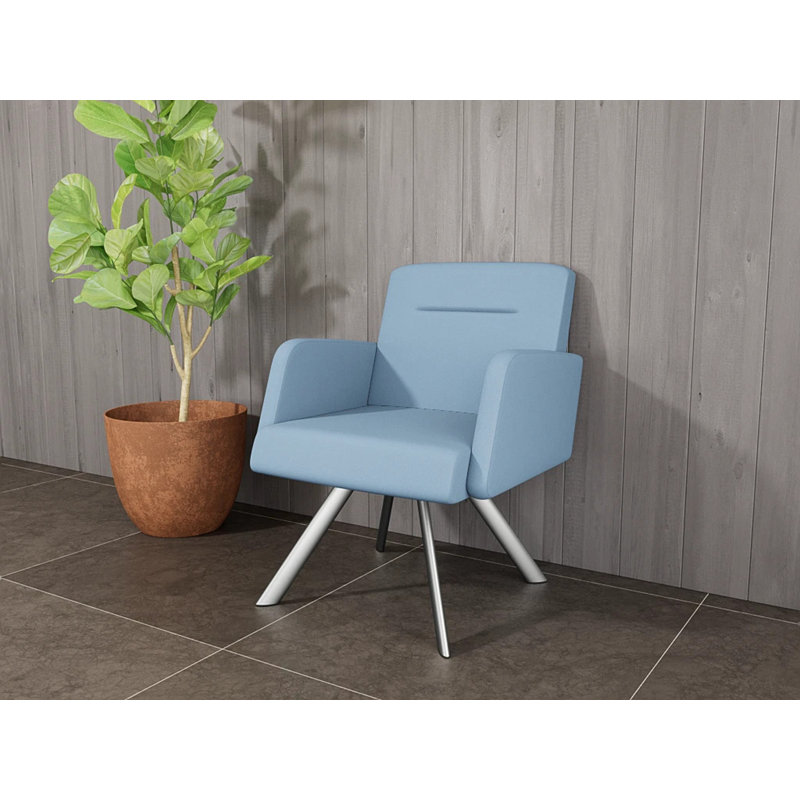 Fauteuil de réception Willow, Argent argent, Open House Quarry - bleu