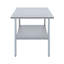 36 po X 36 po Table en acier inoxydable