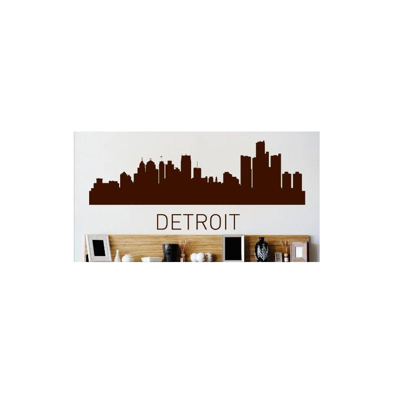 Décalcomanie murale détroit michigan city