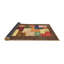 Tapis contemporain rouge / vert / beige Bosnjak-740708351