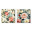 Ensemble de 2 collages carrés floraux roses - Serenade Beauty-101855553-101855554