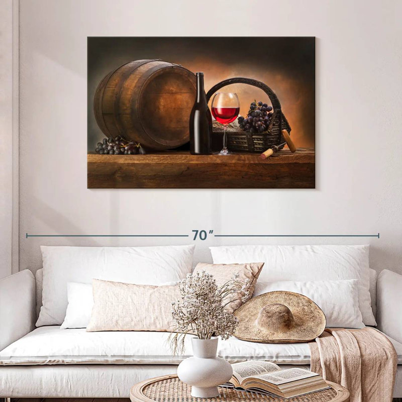 Dégustation de vin rouge Yarlin, H 30 po x l 45 po