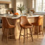 Tabouret de bar rembourré Verano Stoke-1203867820