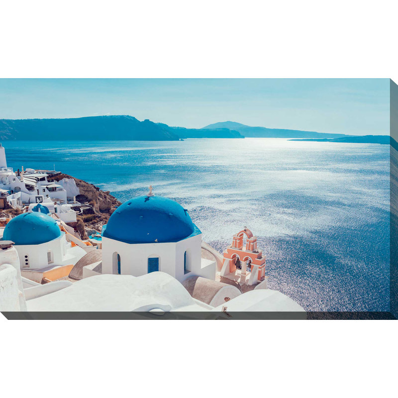 " Grecian Sea ", 24" H x 40" W x 1.5" D