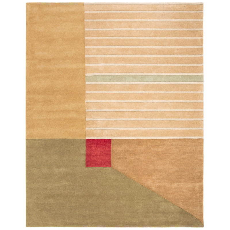 Tapis en laine touffeté à la main Charbonneau Drive, Rectangle 3 pi 6 po x 5 pi 6 po