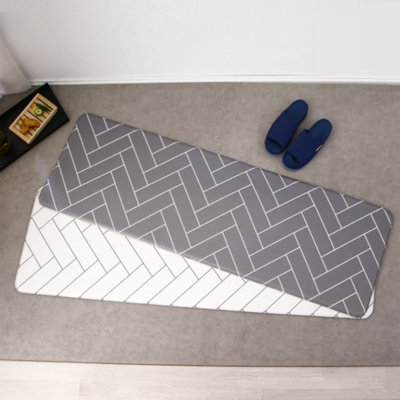 Tapis de cuisine double face en PVC non toxique de qualité supérieure
