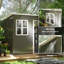 Garden 7 ft. W 4 ft. D Galvanised Steel Sloped Storage Shed-110188667