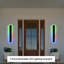 Luminaire d'extérieur moderne, applique murale d'extérieur moderne RVB 10% à 100% à intensité variable avec plusieurs modes pour le patio-1131856890