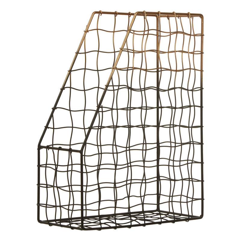 Larrison Metal Free Standing Magazine Rack