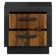 50cm W Solid + Manufactured Wood Bedside Table