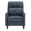 Fauteuil inclinable traditionnel surdimensionné en cuir véritable-947101521