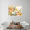 «Harvest Pumpkin & Sunflowers», toile tendue par August Grove®