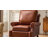 Stanton Traditional Oil-Waxed Genuine Leather Armchair with Nailhead Trim and Caster Front Legs(Set of 2)-1747256301