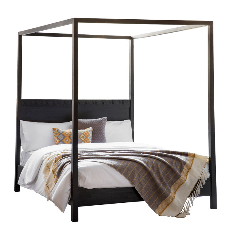Behling Bed, Black Charcoal, Super King (6')