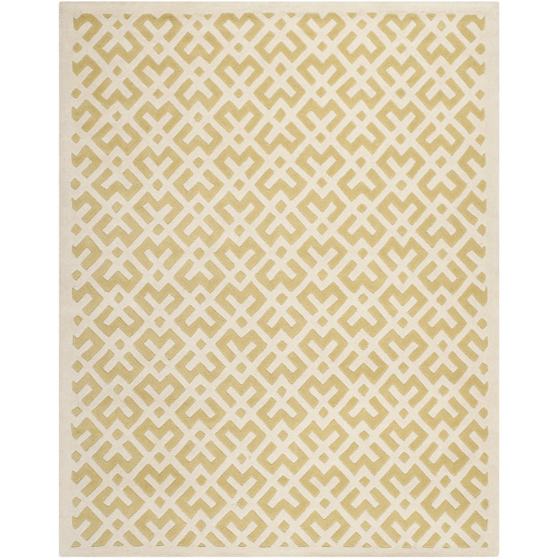 Tapis en laine touffeté à la main Teresita, Rectangle 6 pi x 9 pi