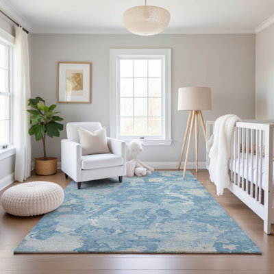 Premium Machine Washable Kumbhar AMF1381 Modern Rug