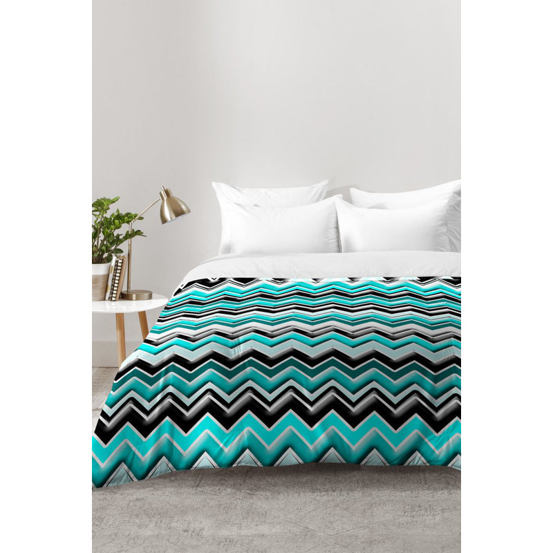 Ensemble d'édredon Chevron, Édredon double / grand + 2 taies décoratives sta