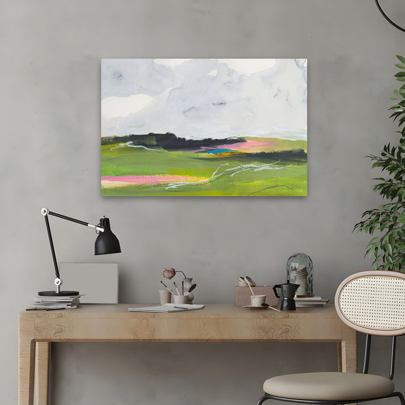 «Waiting For Spring 1» - Art contemporain de paysages, H 24 po x l 16 po