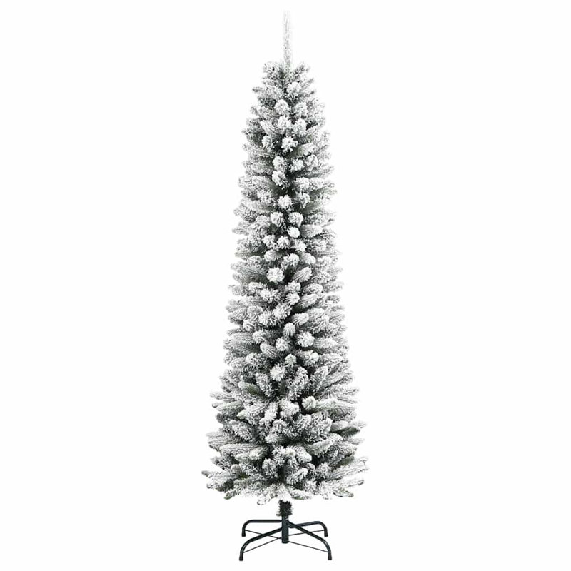 Lighted Artificial Christmas Tree, 180cm H, White