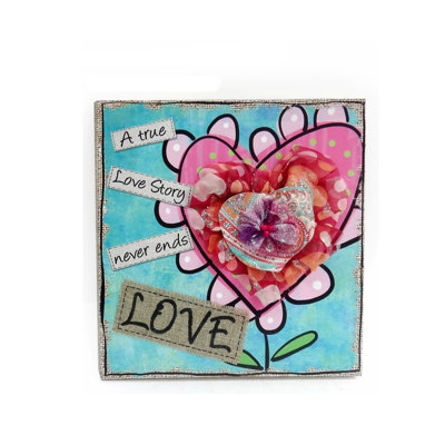 Décoration murale 14,25 po Love