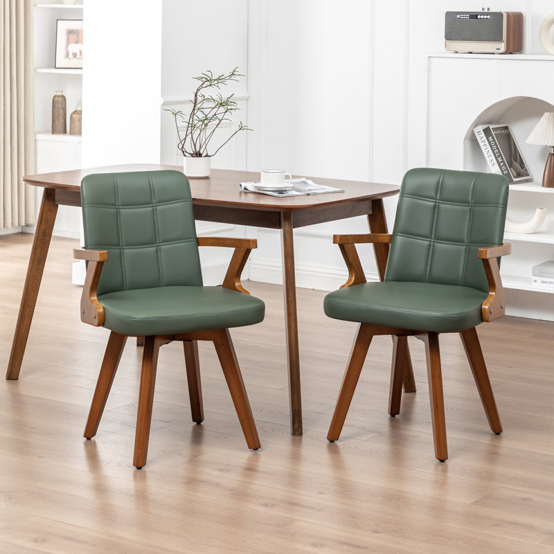 Ensemble de chaises de salle à manger Lorant, Vert