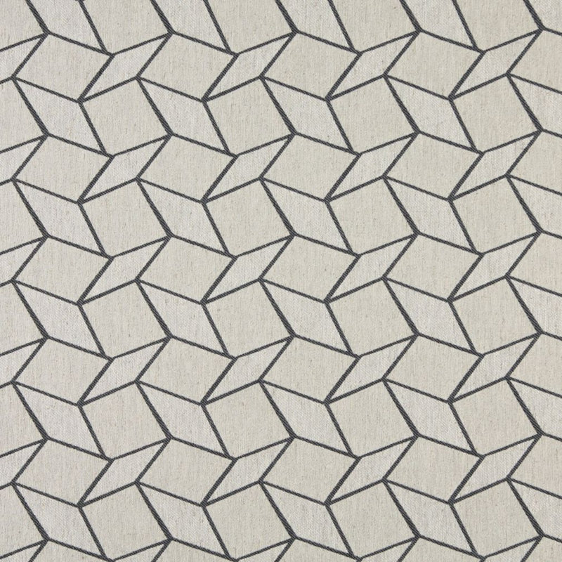 Tissu de lin géométrique, Bleu