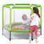 Trampoline avec filet de sécurité et balles-126757076