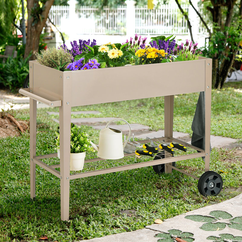 Pot à fleurs surélevé en plastique Nicle