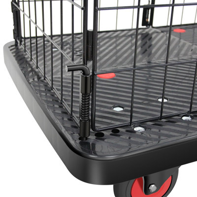 Chariot-cage pliable