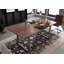 Sydney Solid Wood Top Metal Base Dining Table-50134900-50134901-50134905