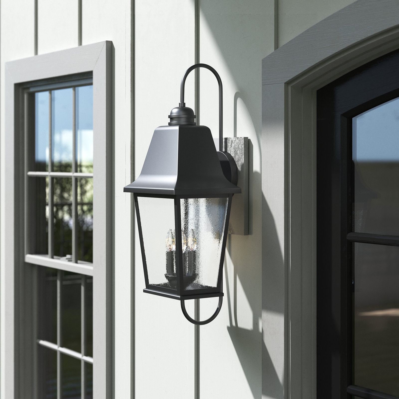3 Light Empire Outdoor Wall Light