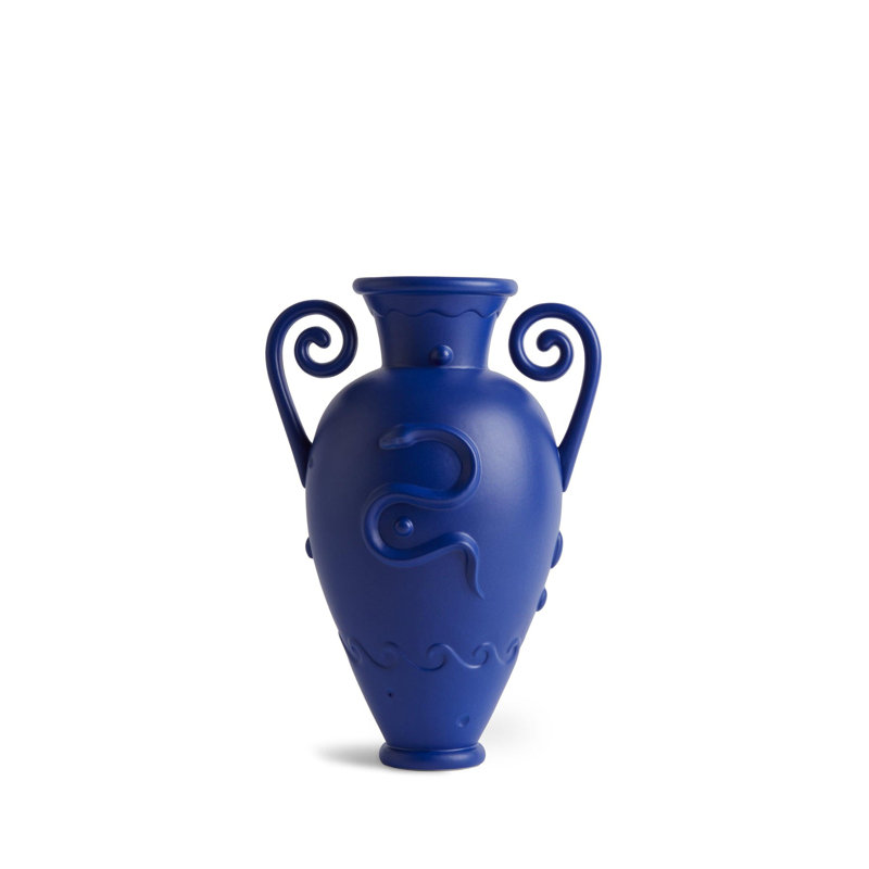 Pantheon Handmade Earthenware Jar, Blue