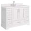 Ensemble de meuble-lavabo simple 48,25 po avec plateau en quartz Abshire-94668871-138338158