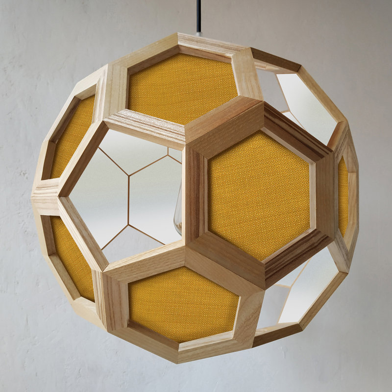 Chevalier 1 - Light Oil Pendant, Oak/Yellow